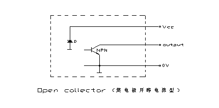 拉绳编码器集电极开路输出原理接线图